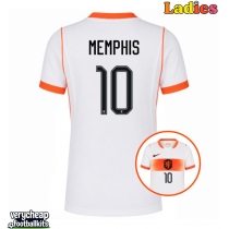 Netherlands Memphis Depay #10 Replica Away Shirt Ladies World Cup 2026 Short Sleeve
